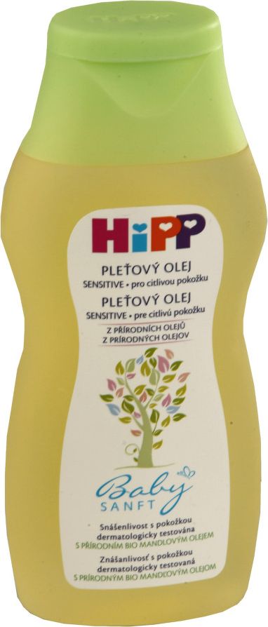 HiPP BABYSANFT Přírodní pleťový olej 200ml - obrázek 1