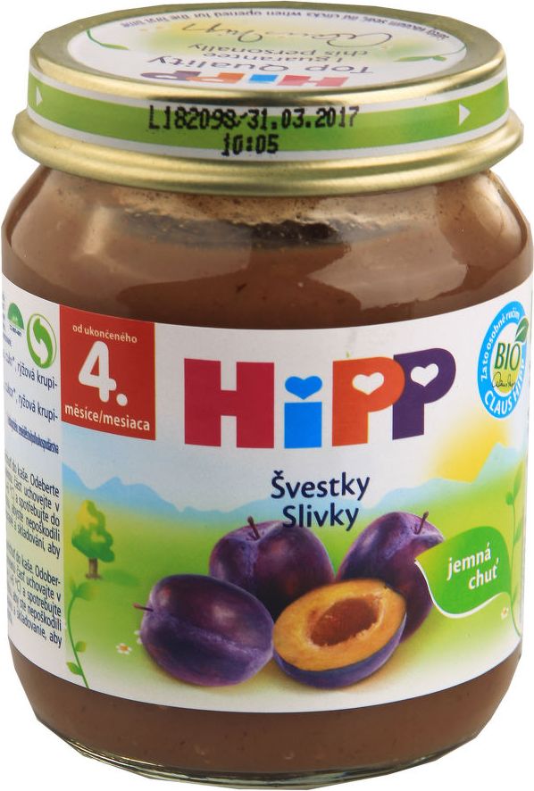 HiPP OVOCE BIO Švestky 125g - obrázek 1