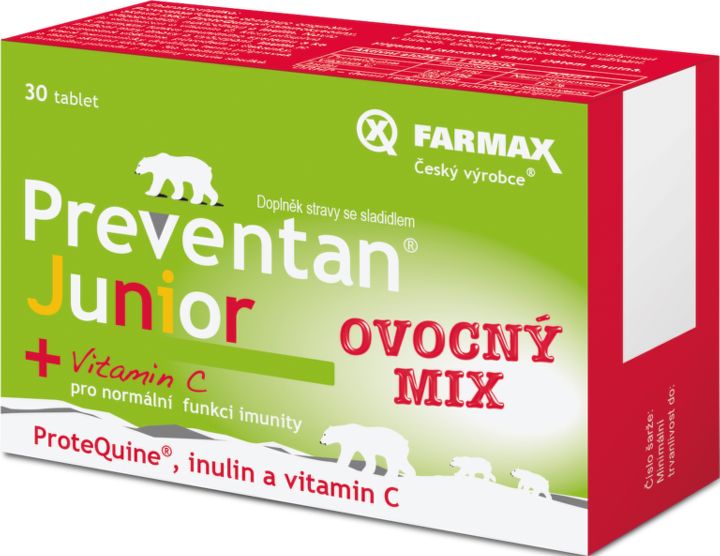 Preventan Junior ovocný mix tbl.30 - obrázek 1