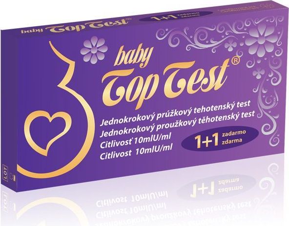 Těhotenský test Top Test baby 2ks - obrázek 1