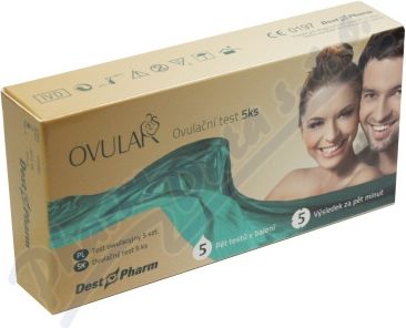 Ovulační test OVULAR 5ks - obrázek 1