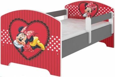 Dětská postel Disney - Minnie Srdíčko - bez zábran - obrázek 1