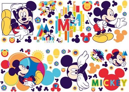 SAMOLEPICÍ OBRÁZKY (SADA) MICKEY MOUSE - obrázek 1