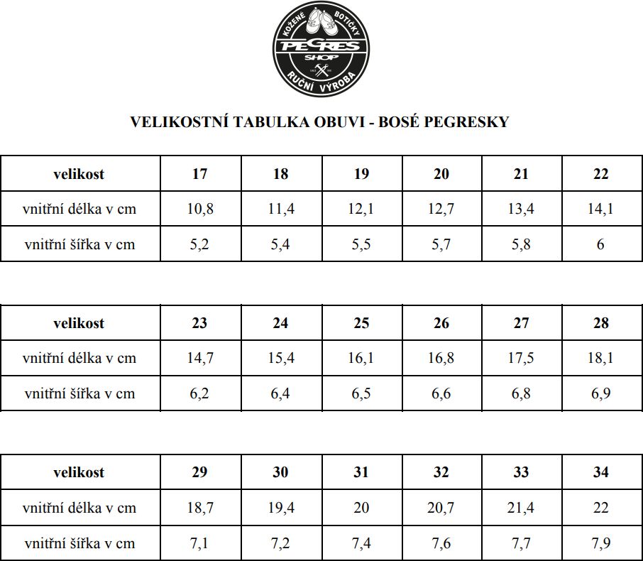 Pegres Bosé Pegresky 1095 černá Velikost: 20 - obrázek 3
