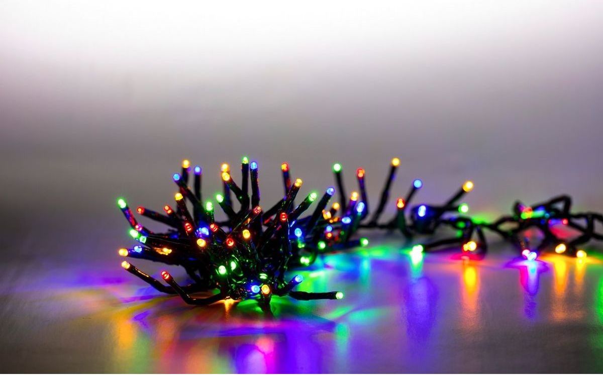 Marimex Řetěz světelný 400 LED dvojitý 4 m barevná - obrázek 1