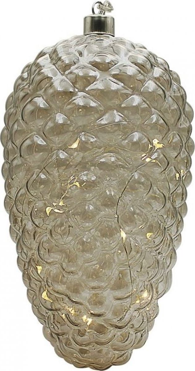 Marimex Crystal Závěsná Zlatá Šiška 14 cm - obrázek 1
