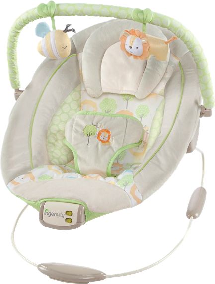 INGENUITY Lehátko vibrační s melodií Sunny Snuggles 0m +, do 9kg - obrázek 1