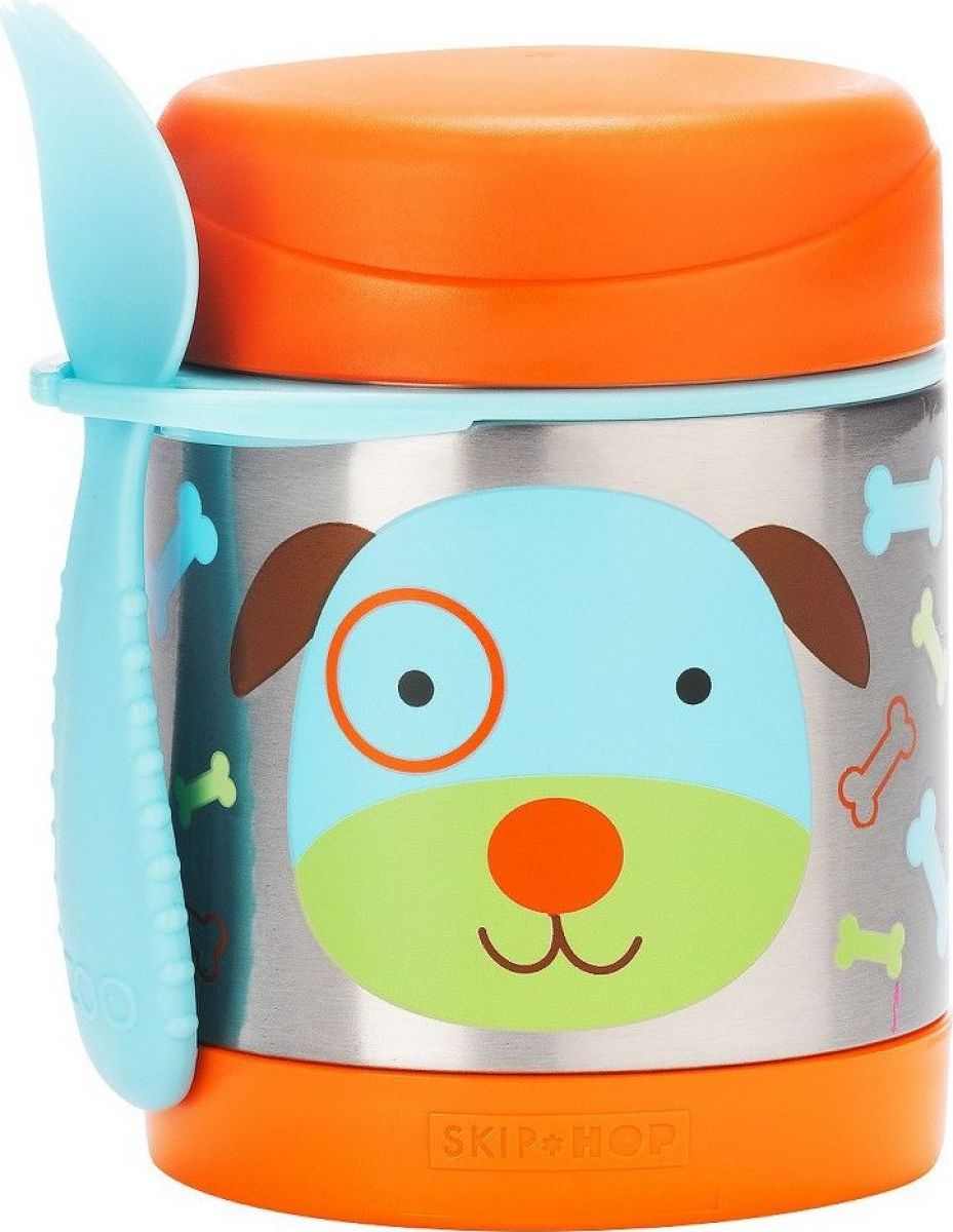 Skip Hop Zoo Termoska na jídlo s vidličkou Pejsek - obrázek 1