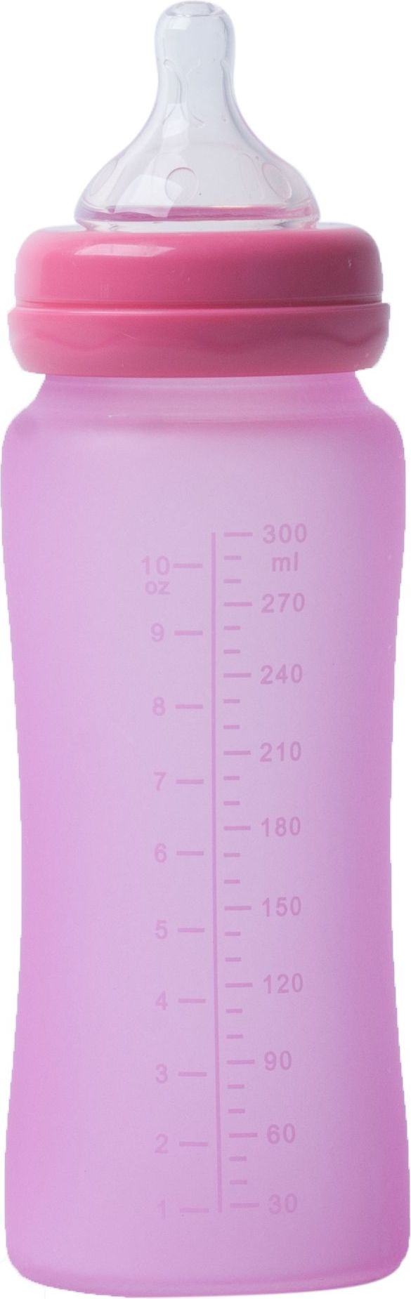 BO JUNGLE Skleněná láhev B-Thermo 300ml Pink - obrázek 1