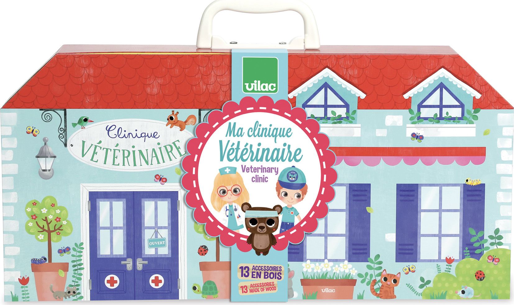Vilac Veterinární klinika v kufříku - obrázek 4