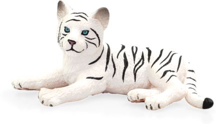 Mojo Animal Planet Tygr bílý mládě ležící - obrázek 1