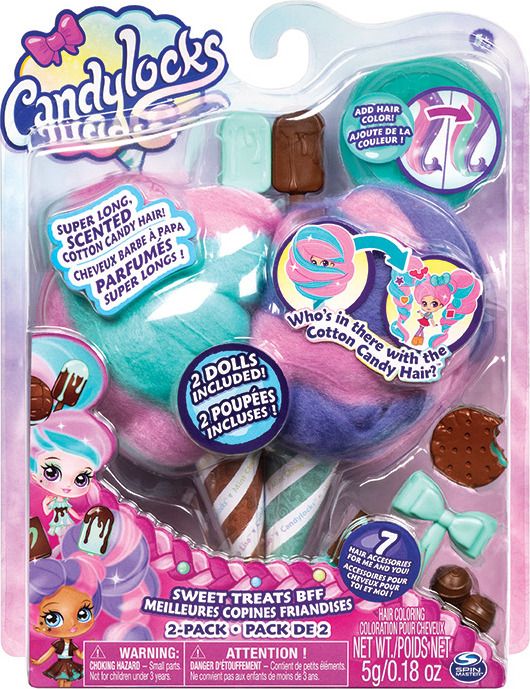Spin Master CANDYLOCKS CUKROVÉ PANENKY S VŮNÍ DVOJBALENÍ - obrázek 1