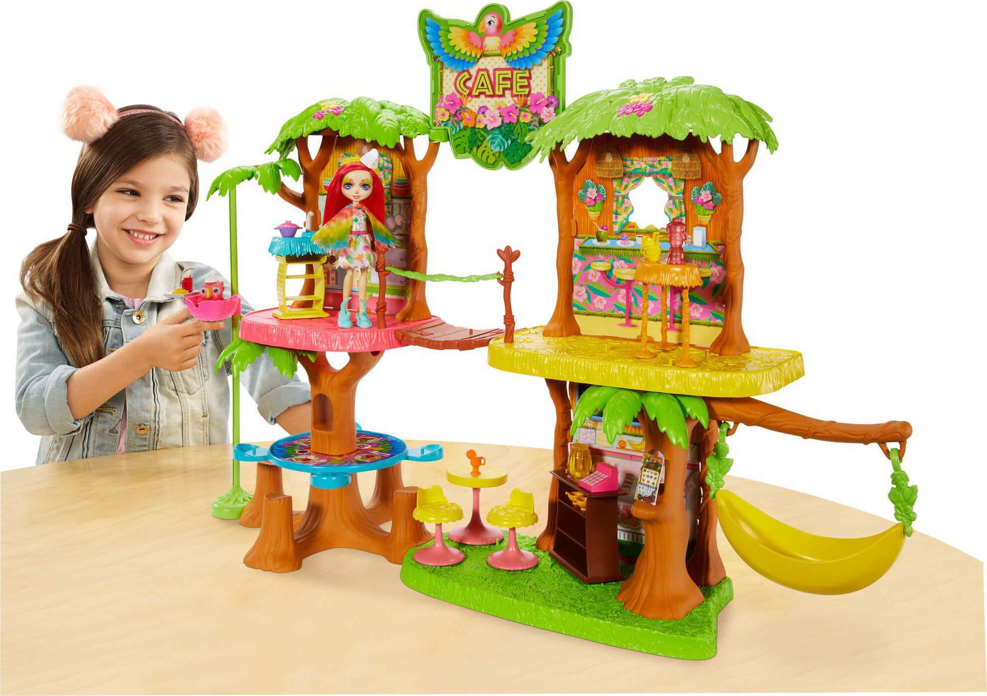 MATTEL ENCHANTIMALS KAVÁRNA V DŽUNGLI - obrázek 1