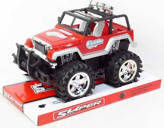 Terénní auto Jeep na setrvačník - žltá - obrázek 1