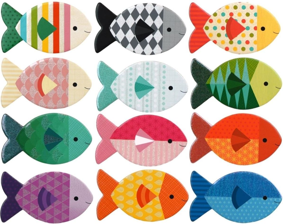 Petit Collage Memo Gone Fishing uni - obrázek 2