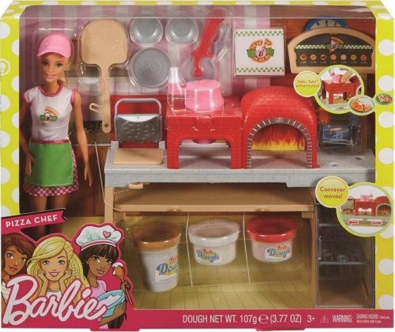 Barbie vaření a pečení pizza herní set s panenkou - obrázek 2