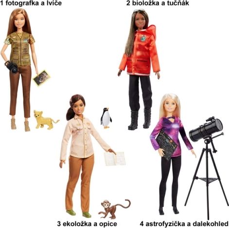 Barbie Panenka Povolání National Geographic - obrázek 1