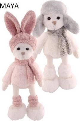 BK MAYA zajíc růžová čepice (25cm) - obrázek 1