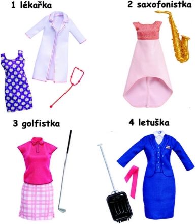 Barbie profesní oblečení - obrázek 1