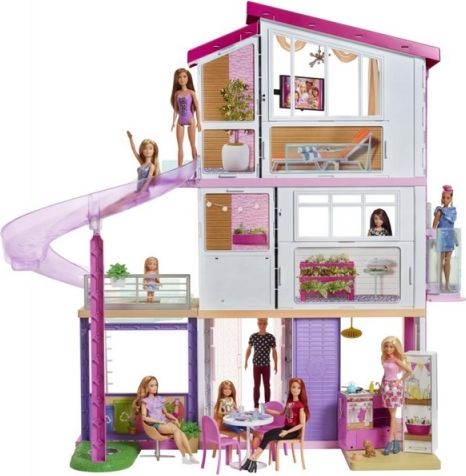 Barbie DŮM SNŮ SE SKLUZAVKOU - obrázek 1