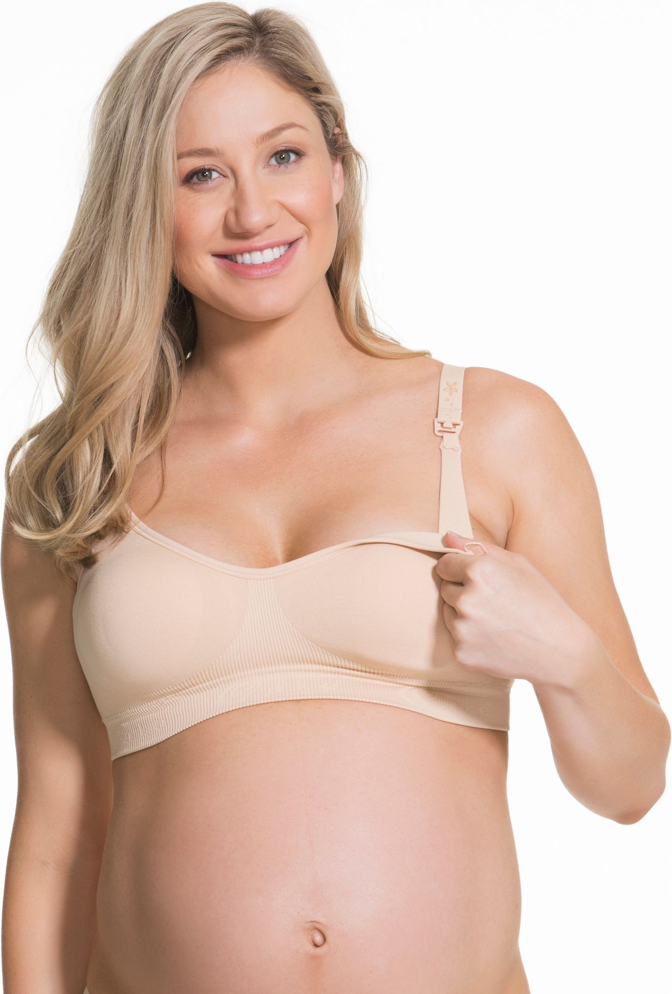 Cake Maternity Bezešvá kojicí podprsenka Rock Candy Velikost: L, Barva: tělová - obrázek 2