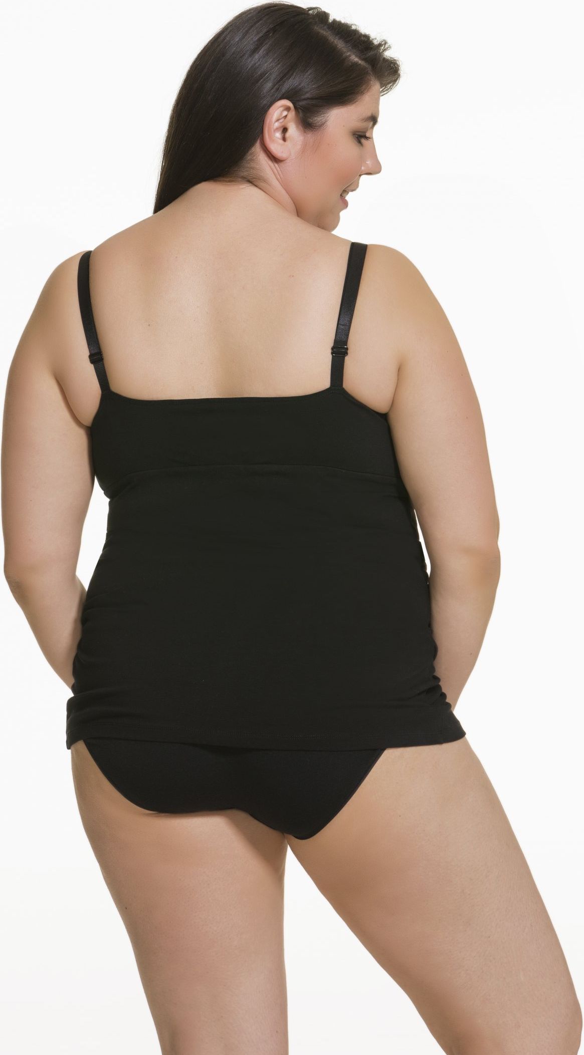 Cake Maternity Těhotenské kojicí tílko Ice Cream F-I Velikost: XL, Barva: černá - obrázek 2