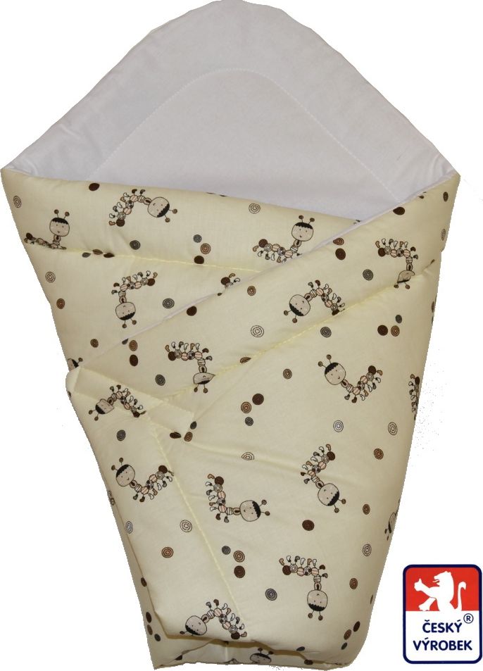 Dětská rychlozavinovačka housenky beige, Dětský svět 75x77 - obrázek 1