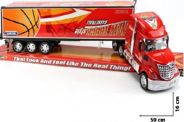 Velký kamion NEW TRUCK 59 cm - modrá - obrázek 1