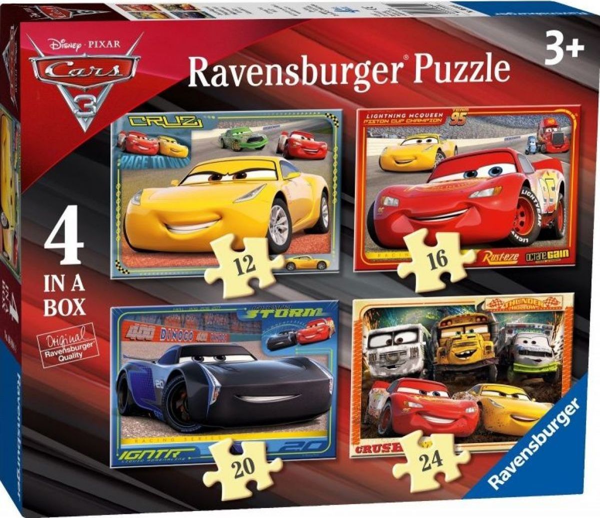 Ravensburger Disney Auta 3 puzzle  72 dílků - obrázek 1
