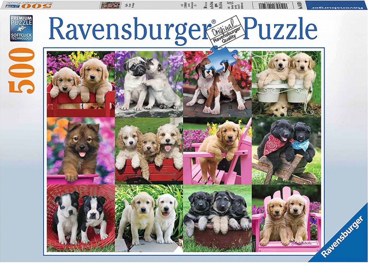 Ravensburger Puzzle Psí kamarádi 500 dílků - obrázek 1