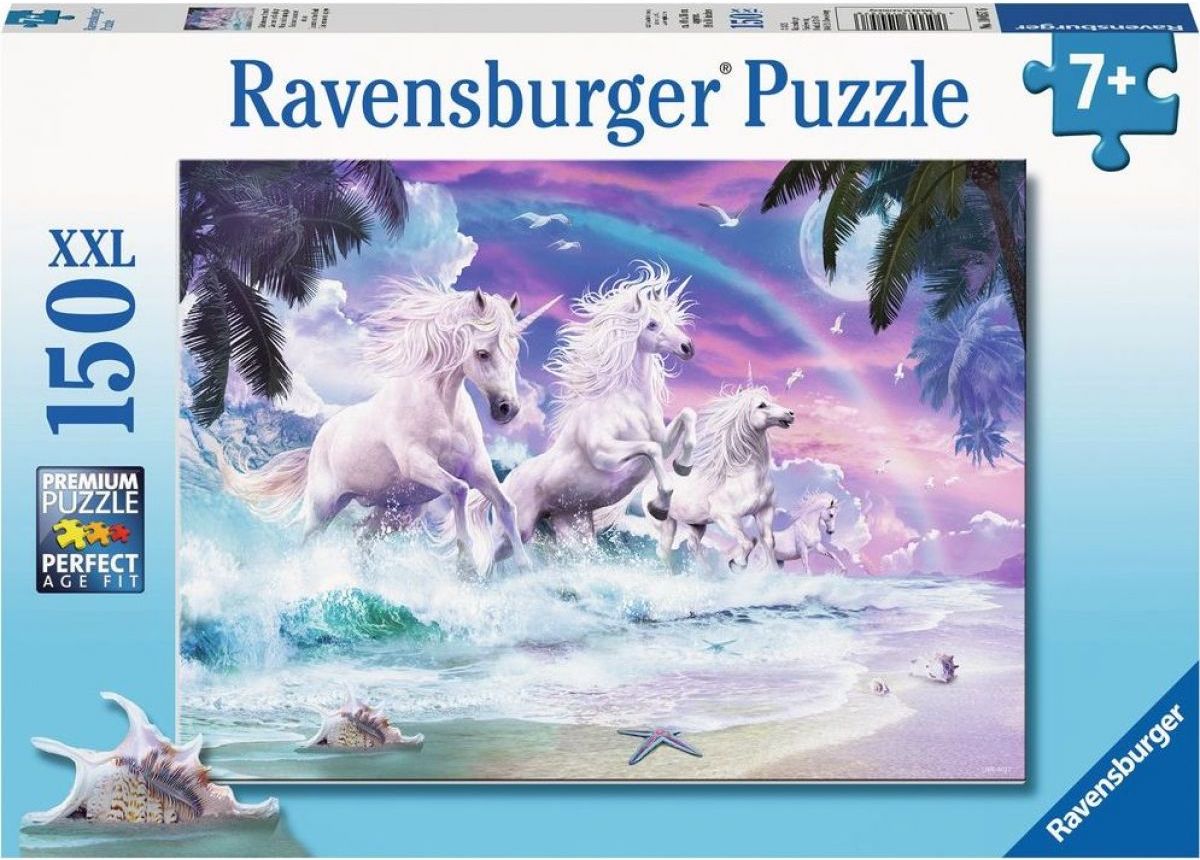 Ravensburger puzzle Jednorožec na pláži 150 XXL dílků - obrázek 1