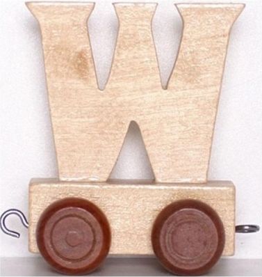 Vagónek W hnědá kolečka - obrázek 1