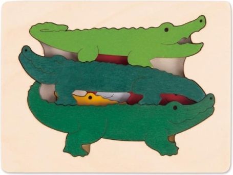 Puzzle-Krokodýli - obrázek 1