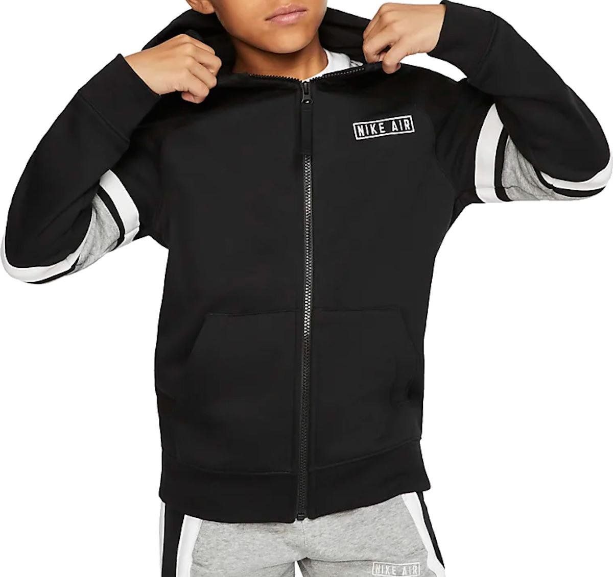 Mikina s kapucí Nike B NK AIR HOODIE FZ bv3590-010 Velikost XL - obrázek 1