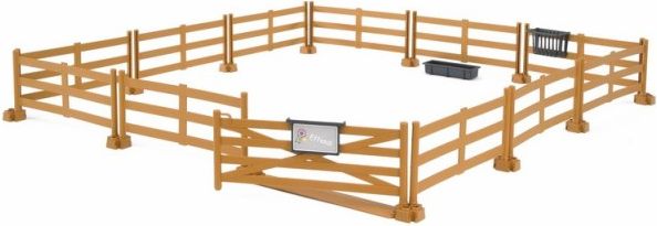 Bruder 62604 BWORLD Ohrada na zvířata - hnědá - obrázek 1