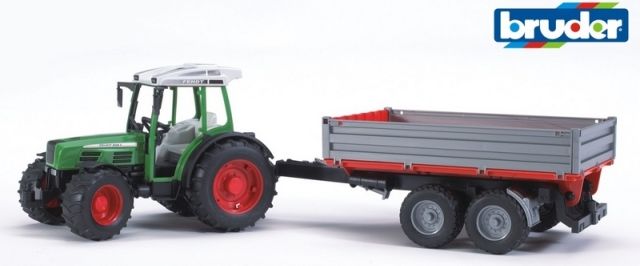 Bruder 2104 Traktor Fendt 209 S se sklápěcím vozem - obrázek 1