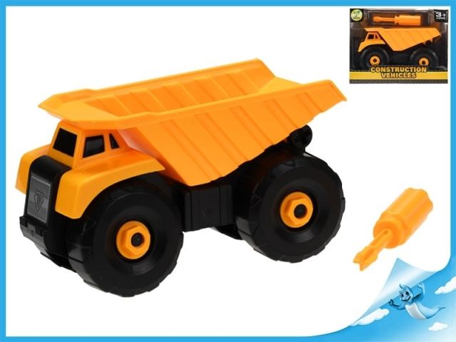 Auto stavební sklápěčka 15cm šroubovací v krabičce - obrázek 1