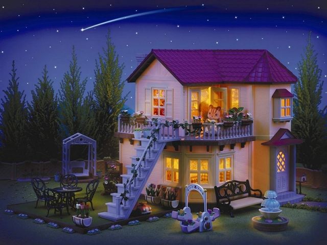 Sylvanian Families Dárkový set - městský dům se světly a příslušenstvím F - obrázek 6