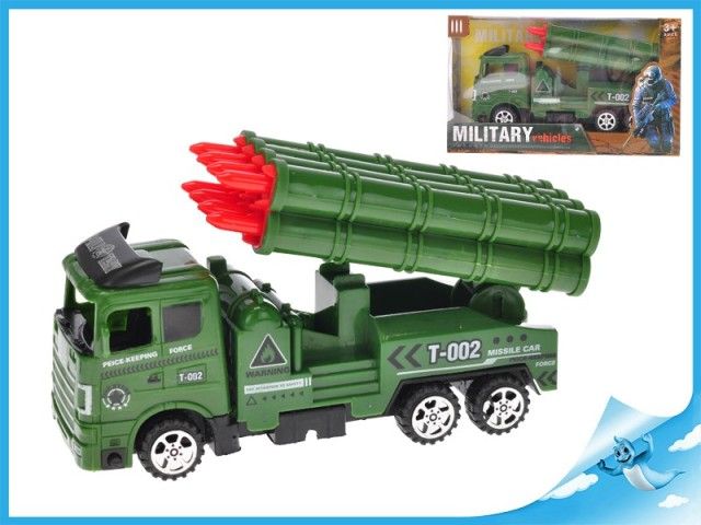 Vojenské vozidlo raketomet 18cm na setrvačník v krabičce - obrázek 1