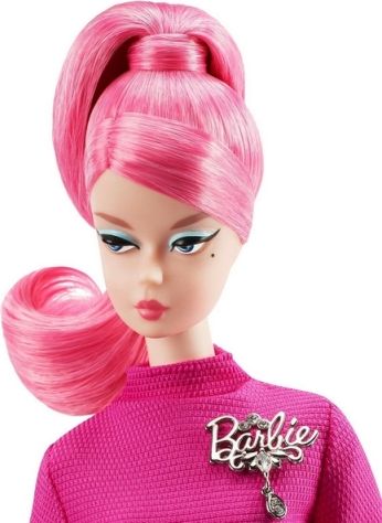 Barbie panenka 60. výročí růžová - obrázek 3