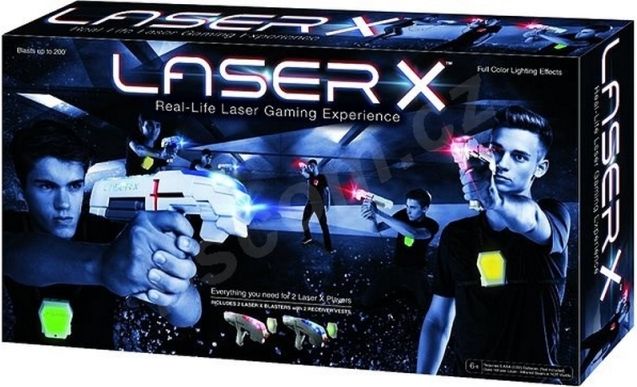 Laser-X pistole na infračervené paprsky – sada pro jednoho - obrázek 1