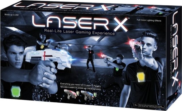 Laser-X pistole na infračervené paprsky – dvojitá sada - obrázek 1
