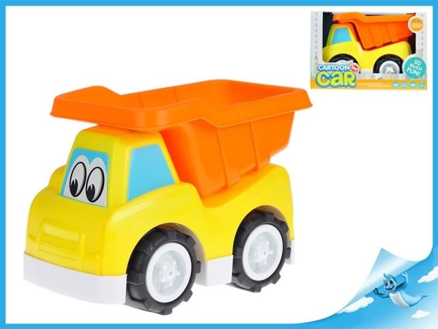 Auto sklápěčka veselé 25cm volný chod 18m+ v krabičce - obrázek 1