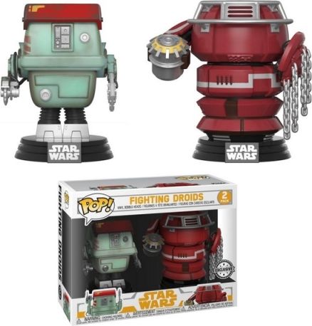 Funko POP Star Wars Bobble 2-Pack: Solo - Fight Droids (Exc) (CC) - obrázek 1