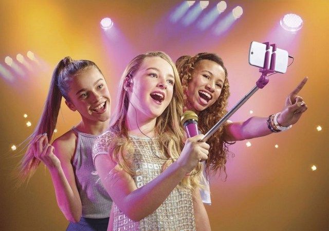 Selfie mikrofon černý - obrázek 5