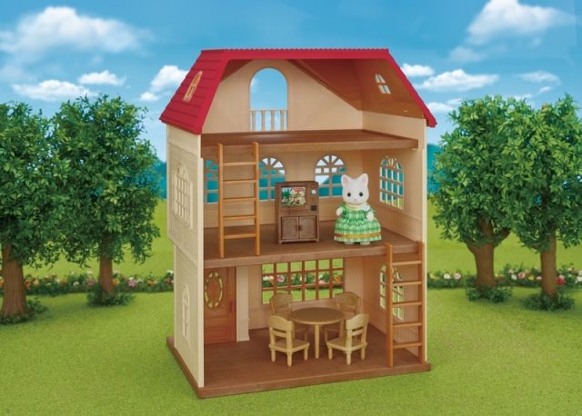 Sylvanian Families Dárkový set - Třípatrový dům s příslušenstvím C - obrázek 18