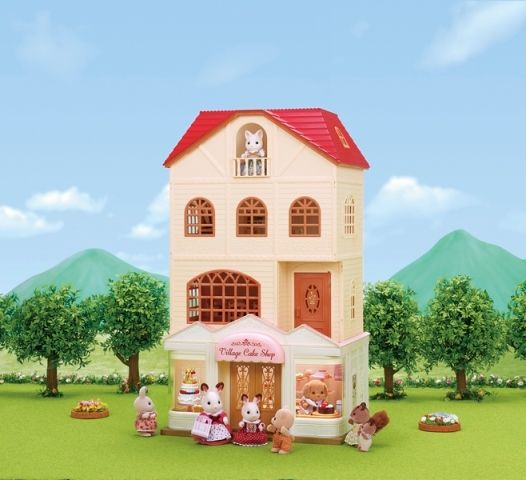 Sylvanian Families Dárkový set - Třípatrový dům s příslušenstvím C - obrázek 3