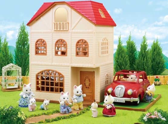 Sylvanian Families Dárkový set - Třípatrový dům s příslušenstvím C - obrázek 10