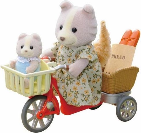 Sylvanian Families - Psí rodinka na kole - obrázek 1