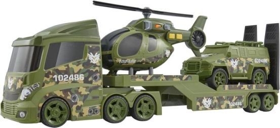 Teamsterz vojenská přeprava helikoptéry se zvukem a světlem - obrázek 1